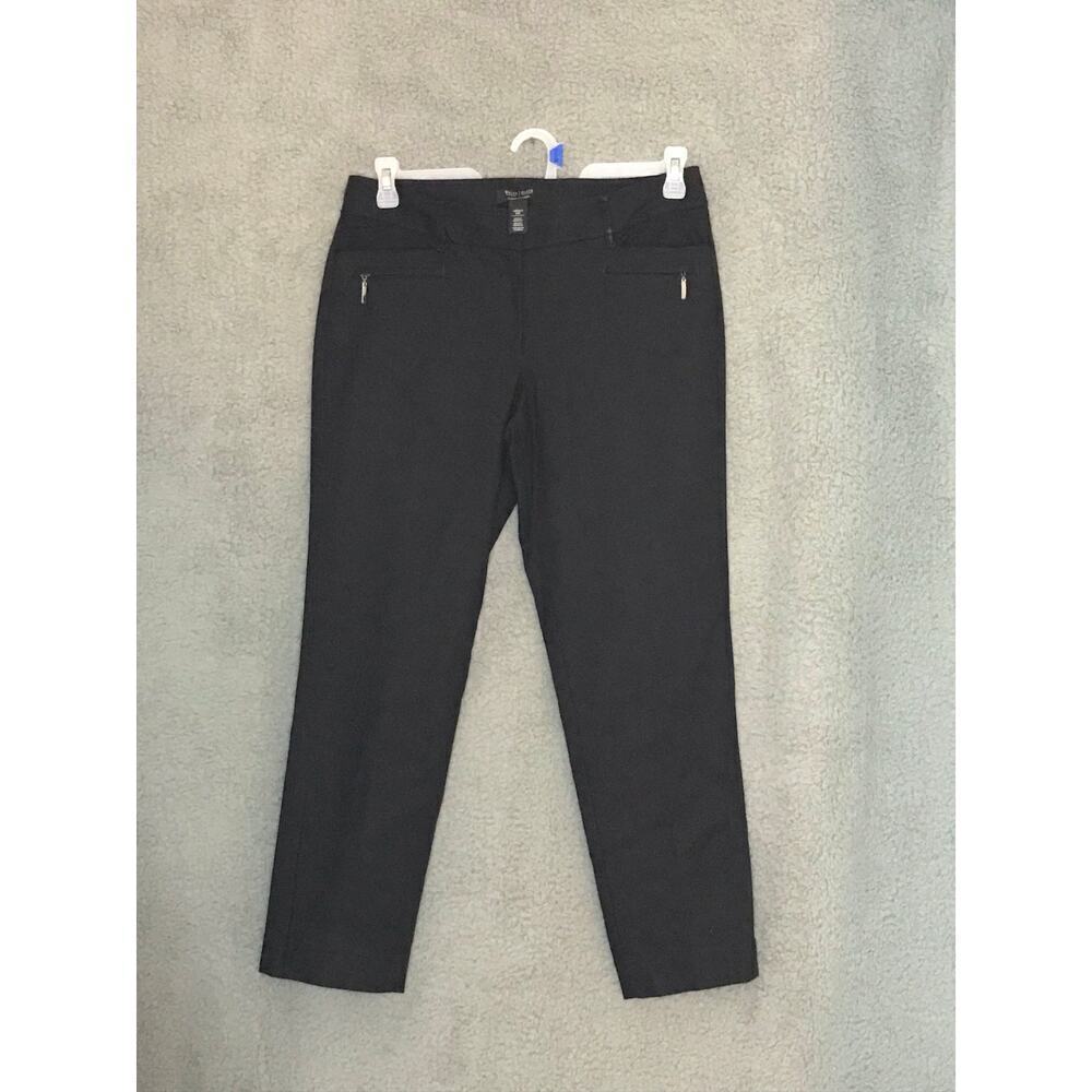 White House Black Market Perfect Form Slim Ankle 10R Black